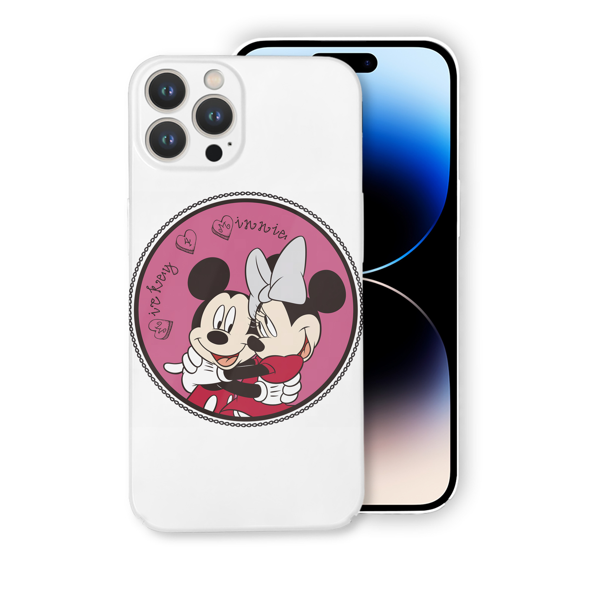 （画像用） ミッキーマウス Mickey Mouse 【iPhone 14シリーズ対応】ハードケース